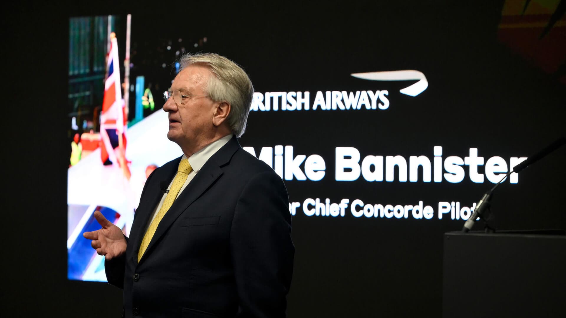 Farnborough - Former Chief Concorde Pilot is First to Fly both Concorde and Overture
