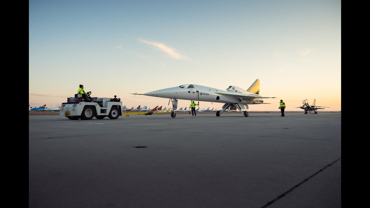 Watch XB-1's Second Supersonic Flight