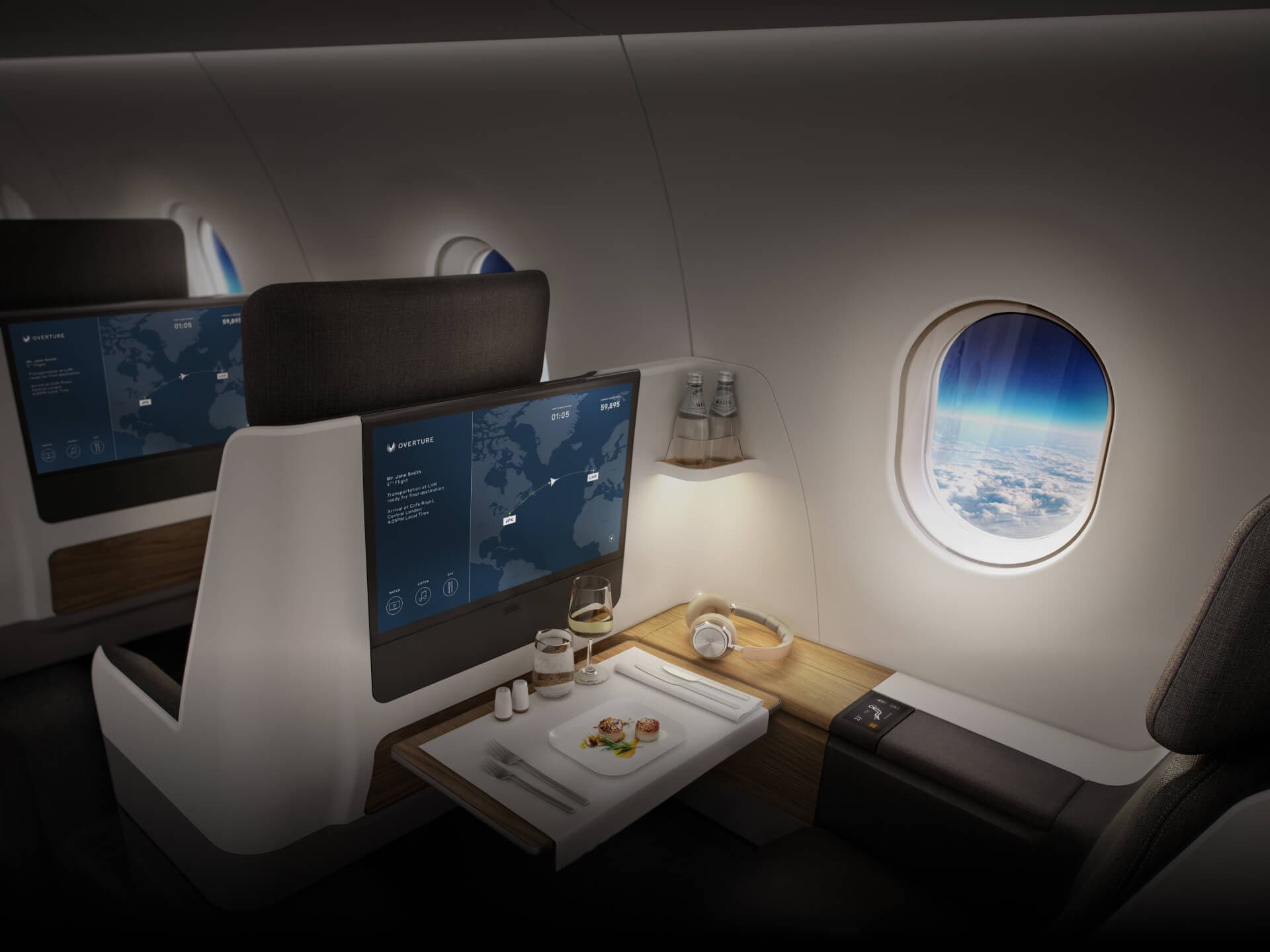 Overture cabin interior