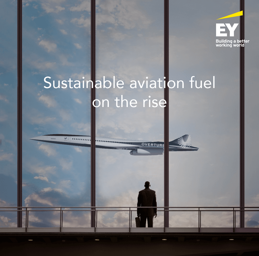 Boom and E&Y Report: Sustainable Aviation Fuel on the Rise