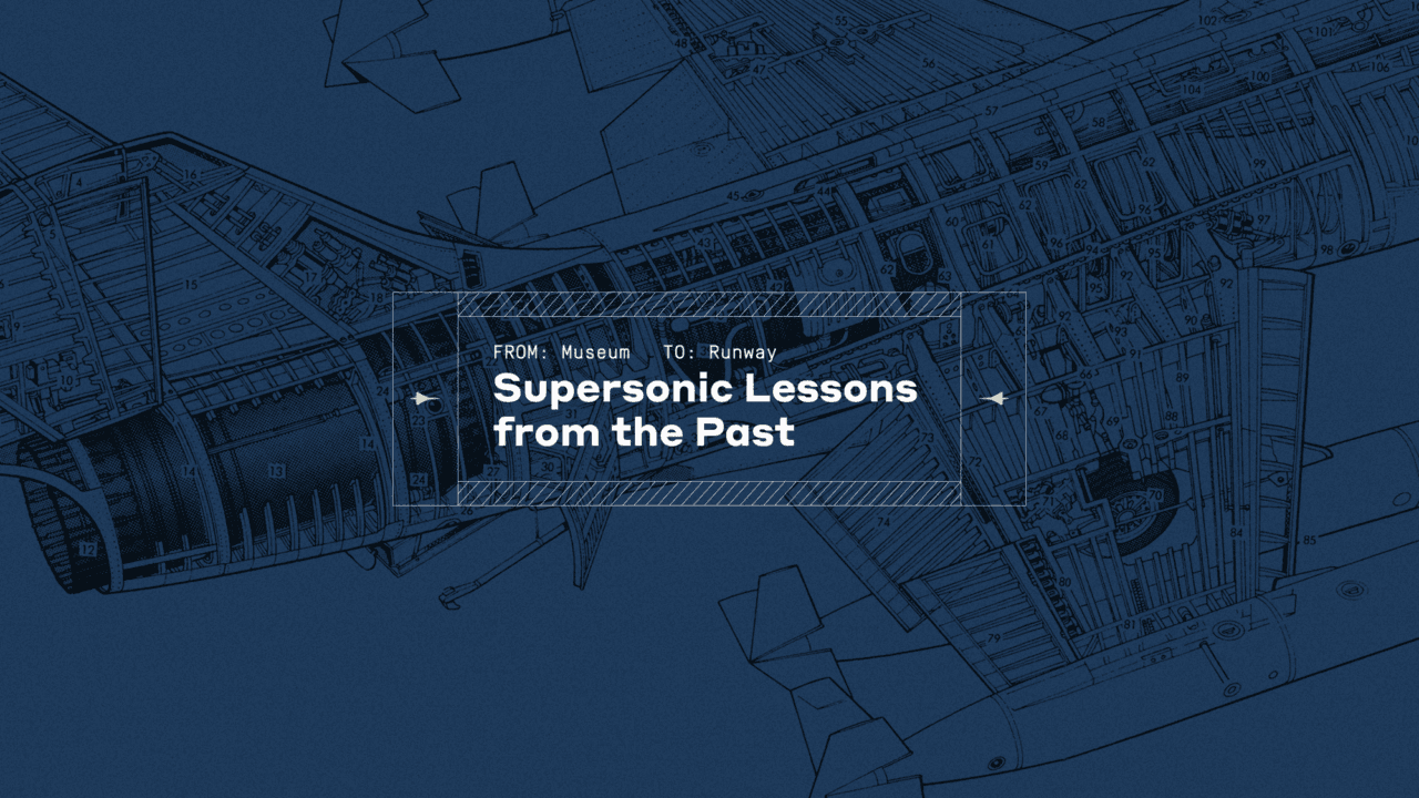 From museum to runway: Supersonic lessons from the past