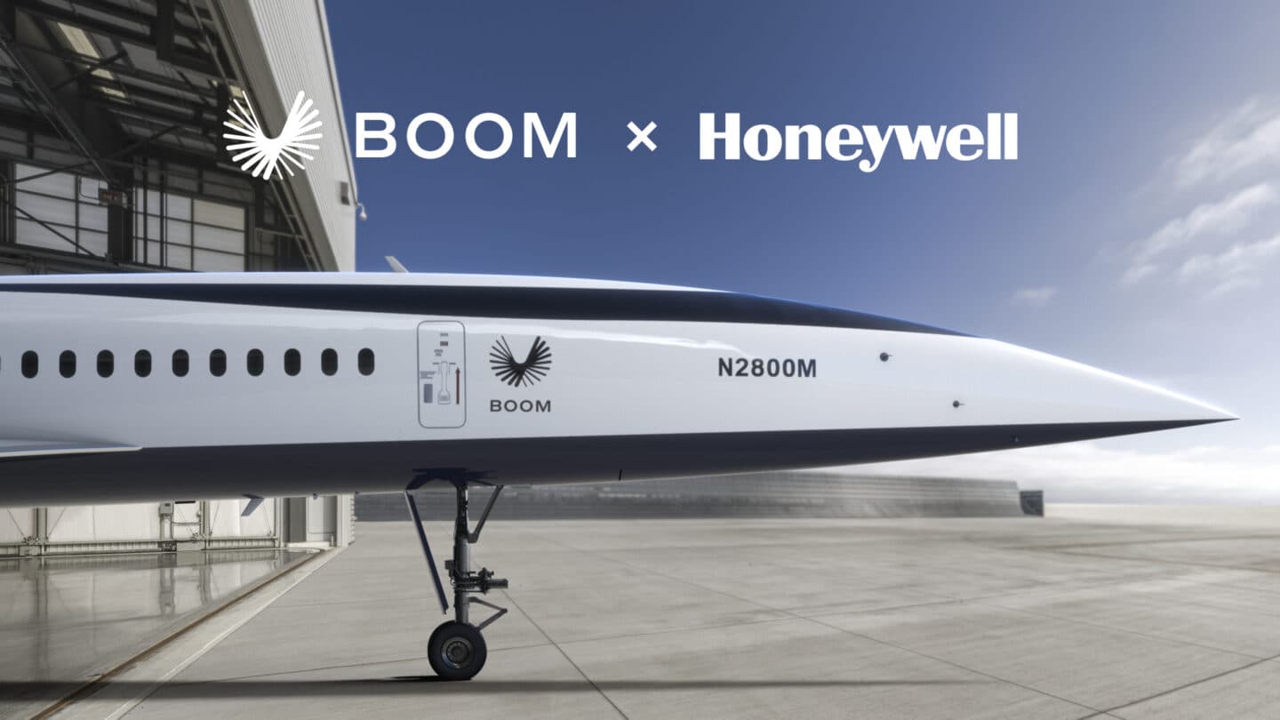 Boom Selects Honeywell Anthem Integrated Flight Deck for Overture