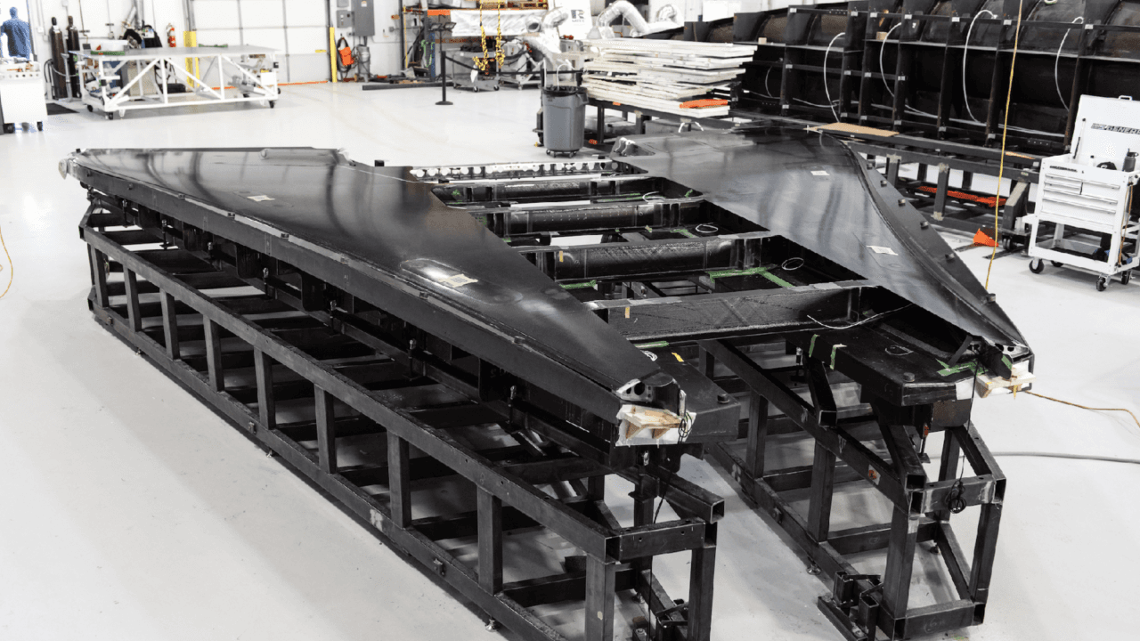XB-1's wings are officially closed out