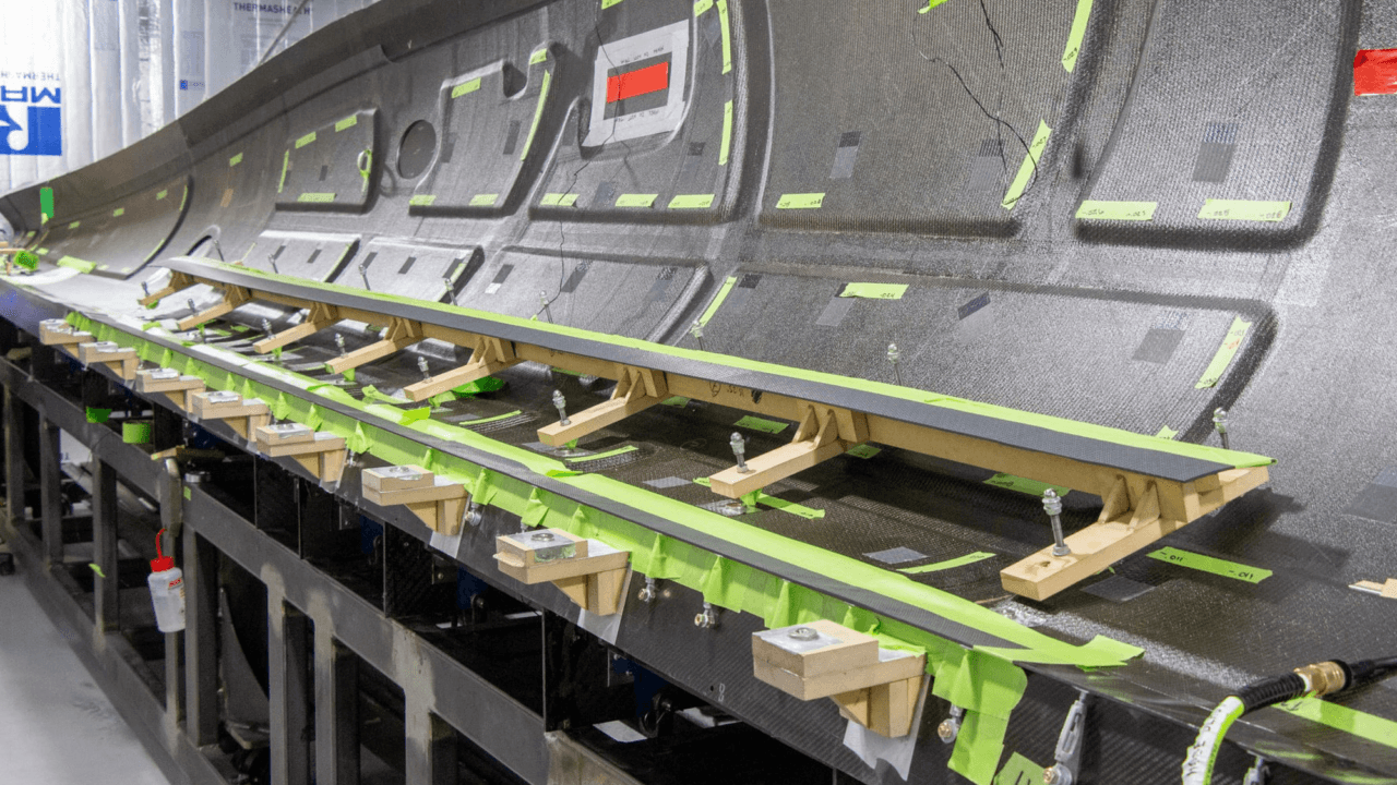 Bringing it all together: Bonding of XB-1’s right-hand fuselage