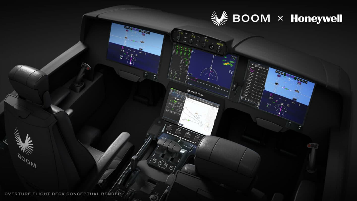 Boom Supersonic selects Honeywell Anthem integrated flight deck for Overture aircraft