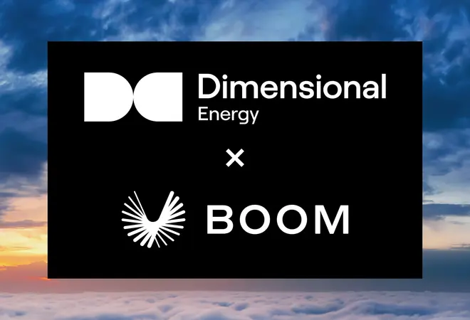 Boom Advances Net Zero Carbon Commitment with Dimensional Energy Offtake Agreement