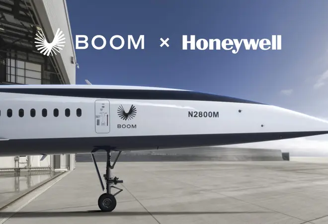 Boom Selects Honeywell Anthem Integrated Flight Deck for Overture
