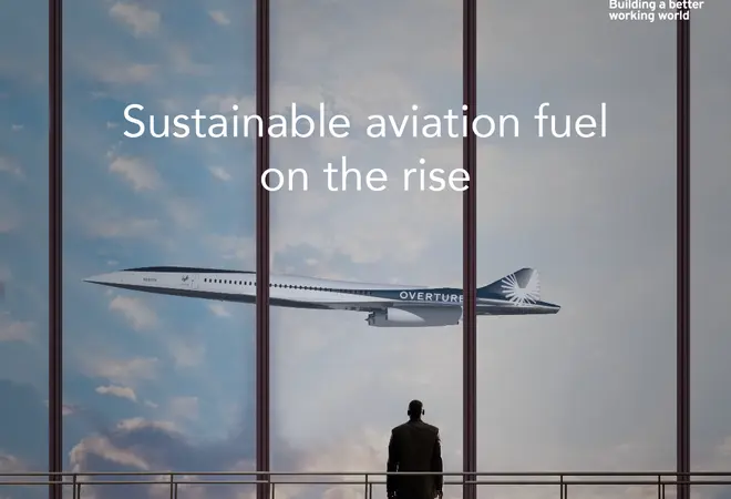 Boom and E&Y Report: Sustainable Aviation Fuel on the Rise
