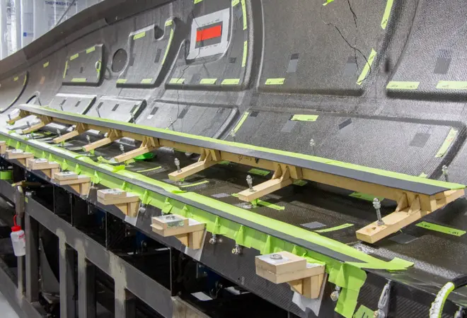 Bringing it all together: Bonding of XB-1’s right-hand fuselage