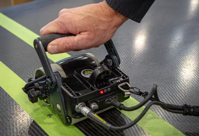 Ultrasound inspection: The first step in wing bend tests