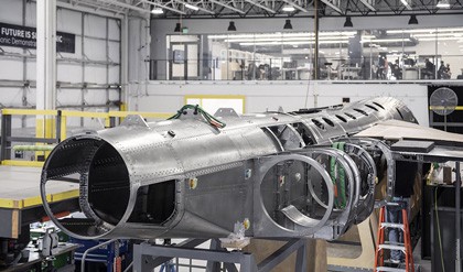 Aft fuselage install